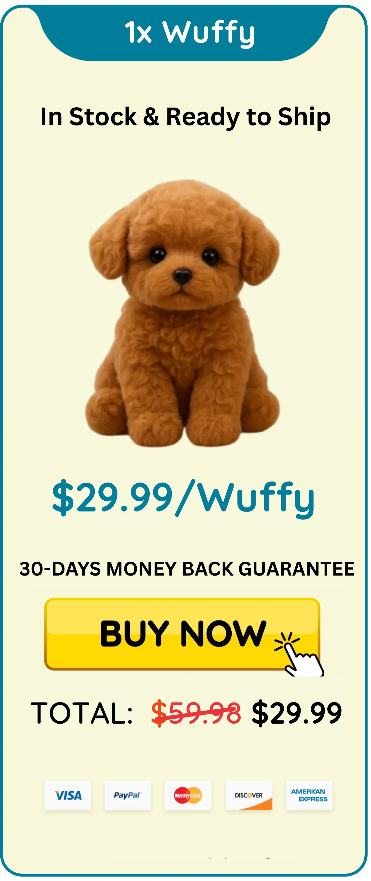 package of Wuffy 1