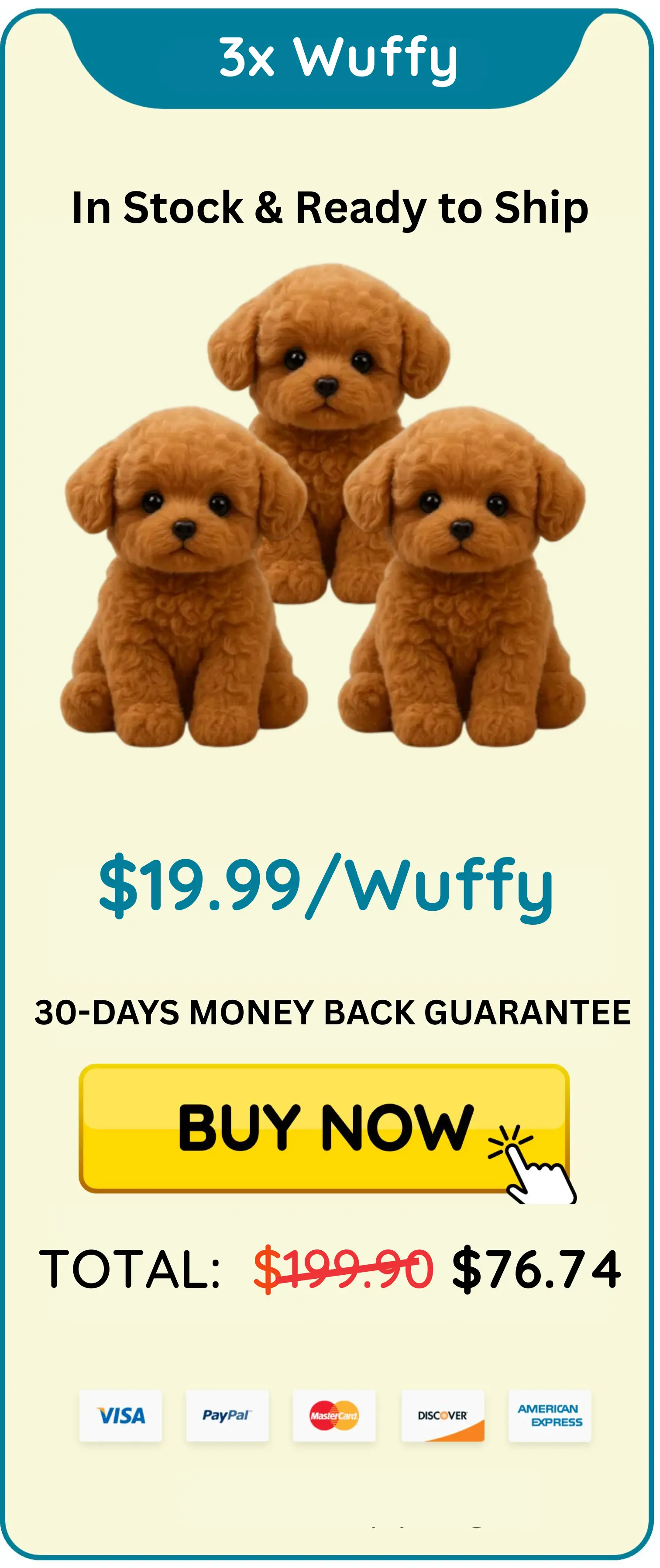 package of Wuffy 3