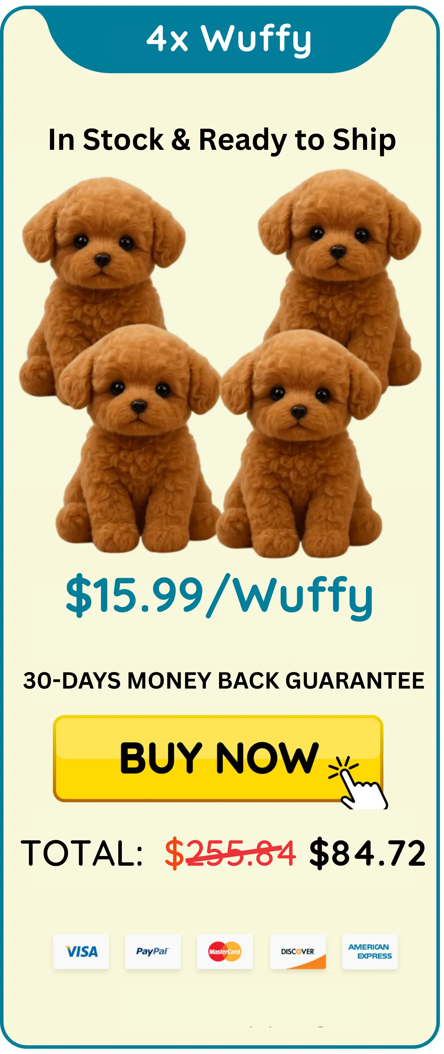 package of Wuffy 4